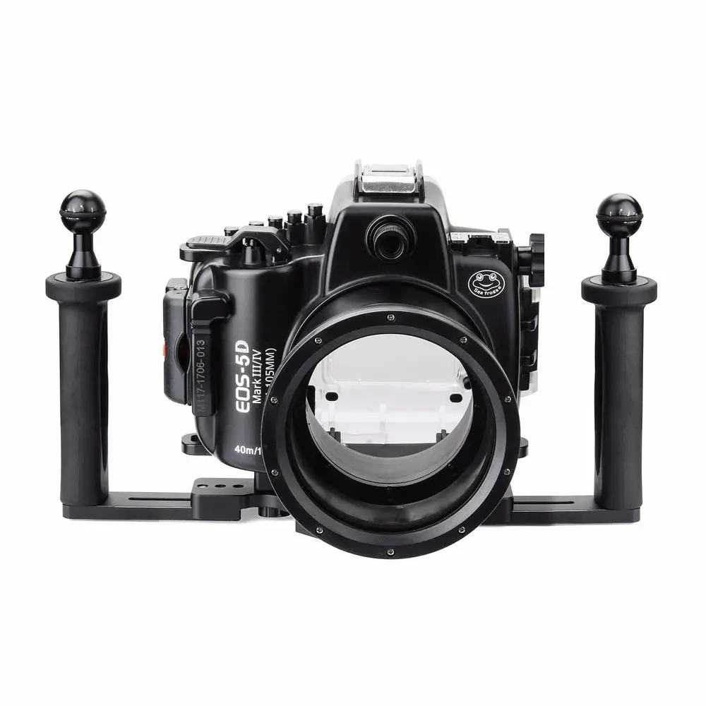 SeaFrogs Diving Waterproof Housing Case for Canon 5D Mark IV / III 5D3 5D4 4 with Two Hands Tray Grip | Электроника