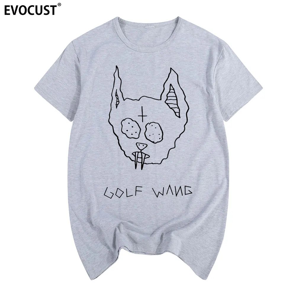 grey Golfed Ван Тайлер создатель Франк океан OFWGKTA летняя футболка с принтом Хлопковая мужская футболка новая wo Мужская футболка - Цвет: grey