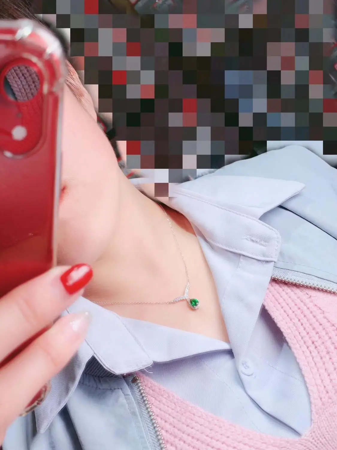 Женское ожерелье с подвеской KJJEAXCMY boutique jewelry из серебра 925 пробы инкрустированное
