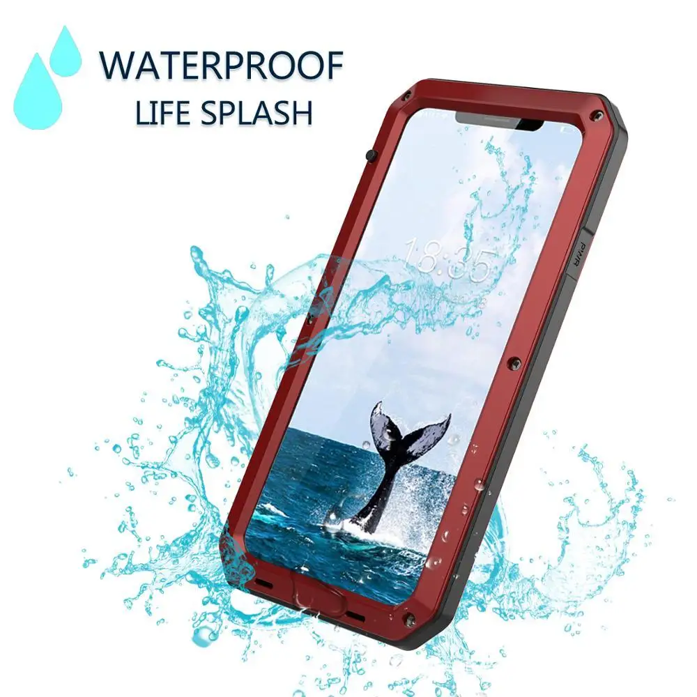 Heavy Duty Protection Anti-knock Metal Aluminum phone Case for iPhone 11 iphone pro max Dirt-resistant Shockproof Cover | Мобильные