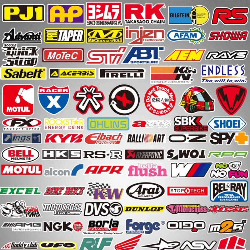 103pcs Car Motorcycle Modified Exhaust Pipe Decal Removable Graffiti Sticker For Akrapovic Scorpio Yoshimura Arrow MIVV Leovince |