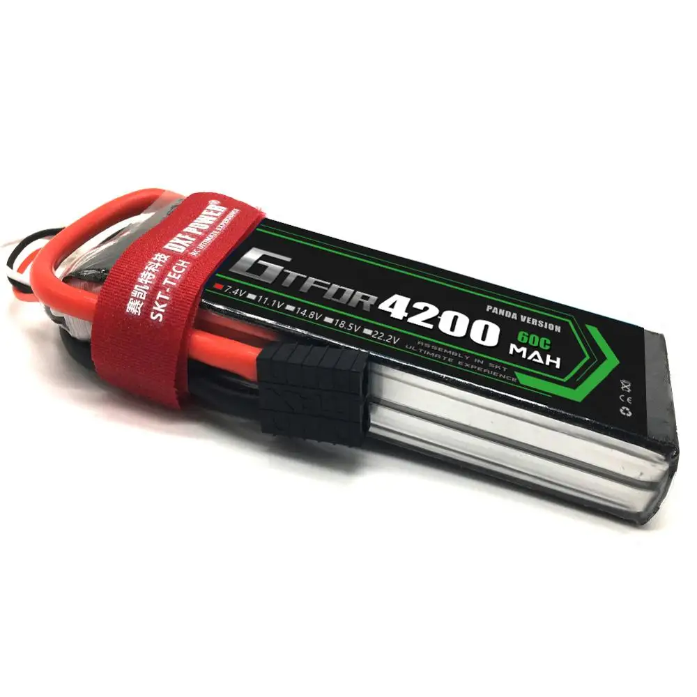 Квадрокоптер с дистанционным управлением GTFDR Akku 7 4 В 4200 мАч 60C 2S Max 120C Lipo