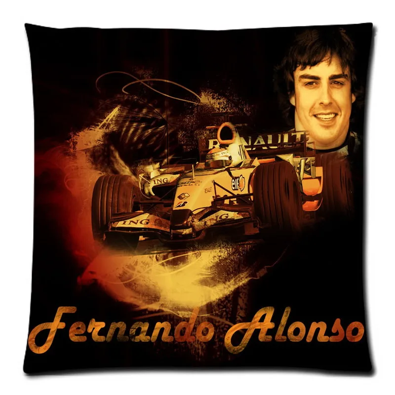 2018 чехол для подушки 45*45 см Fernando Alonso полиэфирный дивана украшение дома и