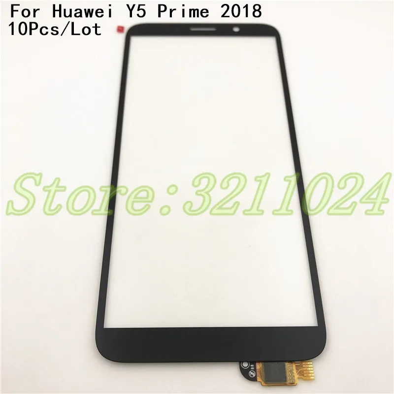 

10Pcs/Lot For Huawei Y5 Prime 2018 DRA-L02 DUAL DRA-L22 Touch Screen Panel Sensor Digitizer Front Glass Outer Lens Repair parts