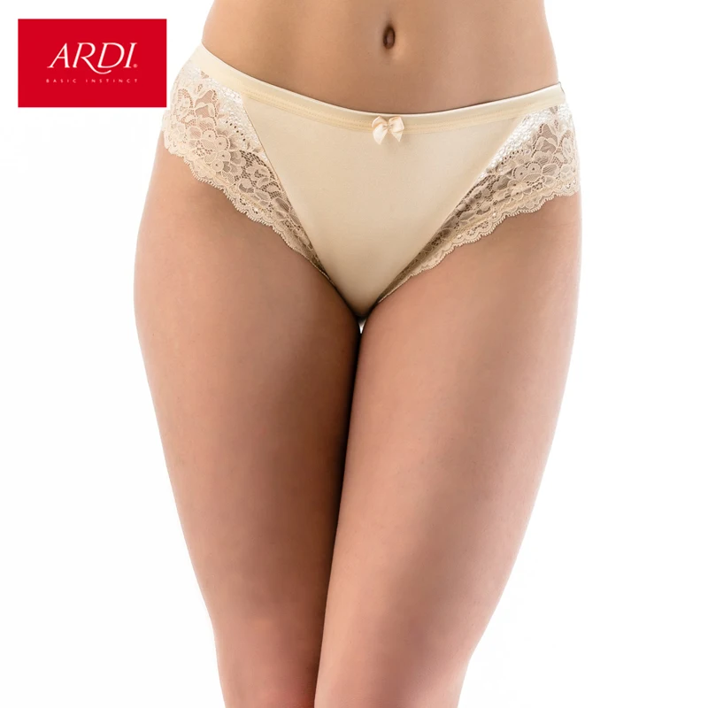 Женские Кружевные Трусы со средней талией нижнее белье белые ARDI R2707-23 | Женская