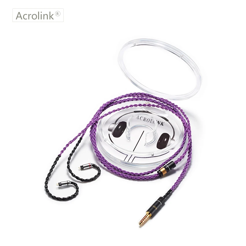 Высококачественные улучшенные посеребренные наушники Acrolink 1 2 м с 8 ядрами и