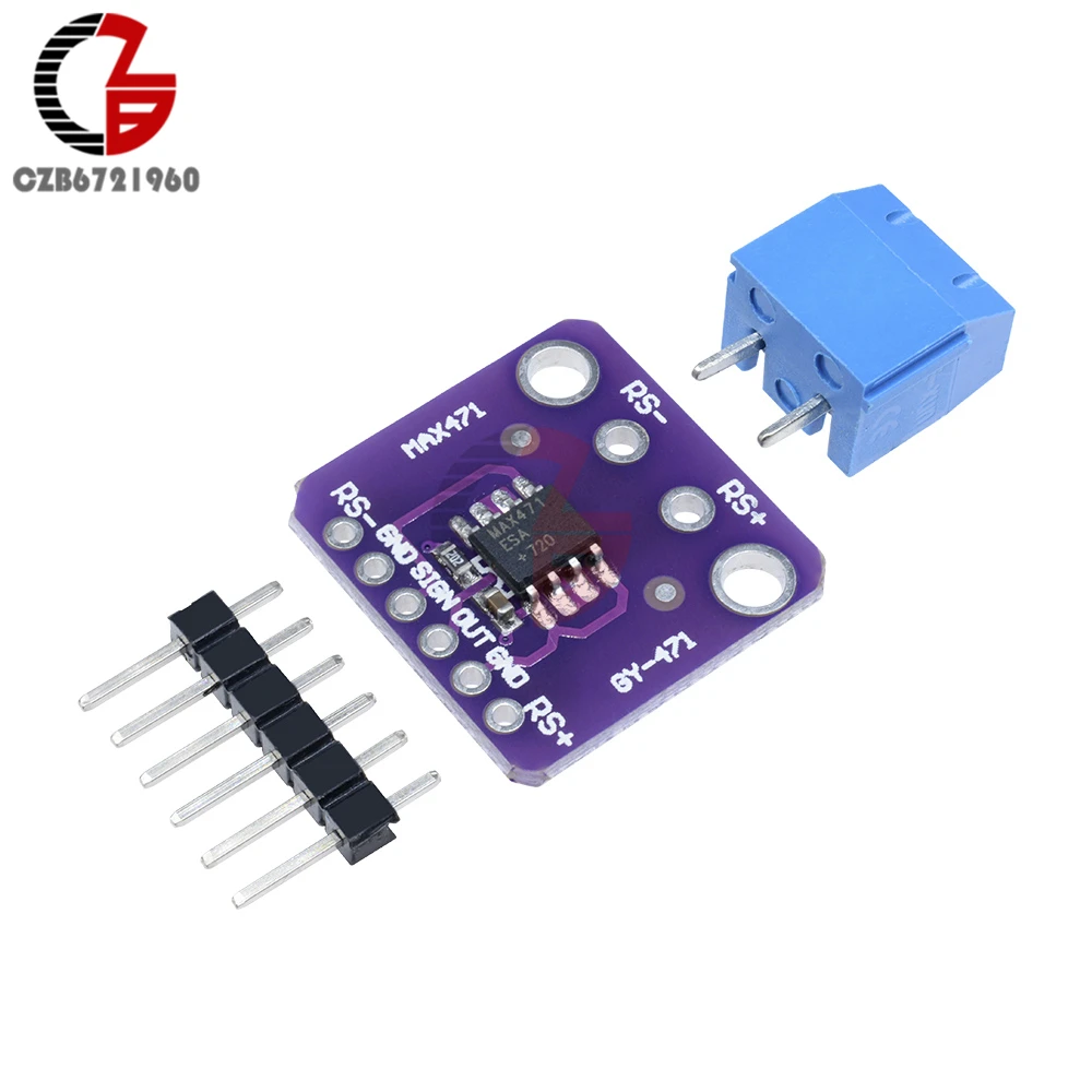 

GY-471 MAX471 DC 12V 3A Range Current Voltage Sensor Module Professional MAX471 Module Analog Input for Arduino