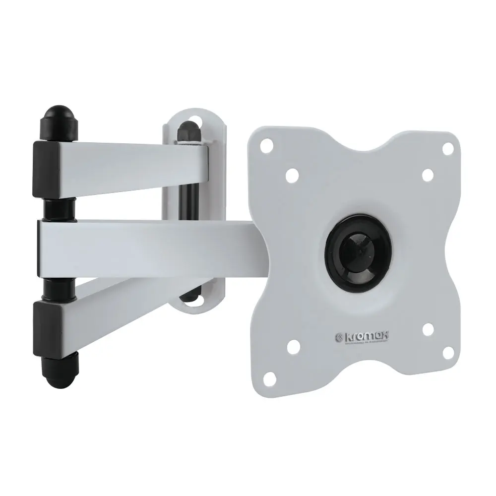 ТВ кронштейн Kromax DIX 15 white (Наклонно поворотный диагональ экрана 10 26 дюймов/38 71 см