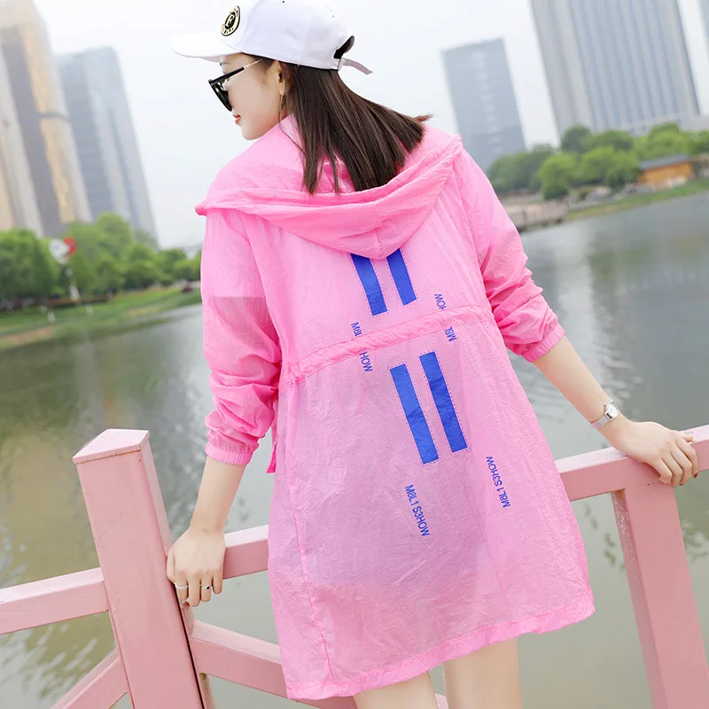 Солнцезащитная рубашка быстросохнущая УФ защита Женская куртка с капюшоном