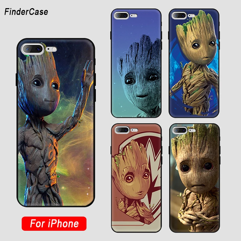 FinderCase для iphone 6 чехол телефона Groot Guardians of the Galaxy iPhone 8 7 6S Plus X 5 5S SE|Бамперы| |