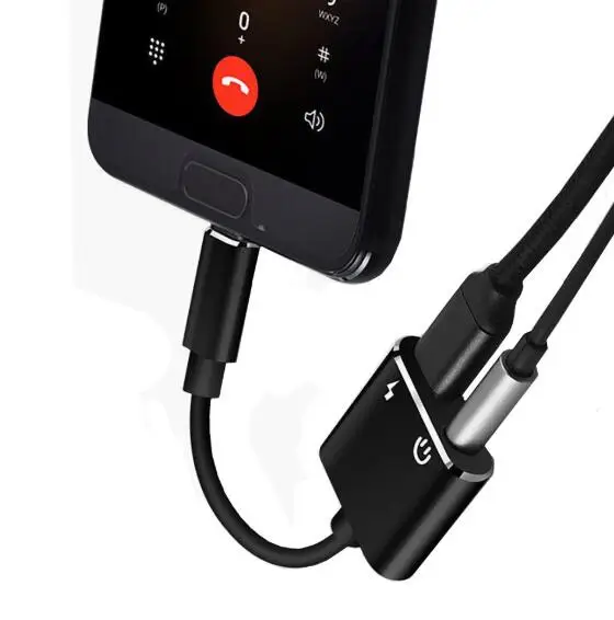 2 в 1 Type-C USB C до 3 5 мм AUX аудио разъем для наушников адаптер зарядное устройство