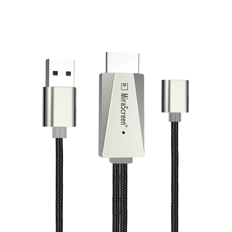 MiraScreen провода + HDMI видео кабель для зарядки Display1080P ключ синхронизации Поддержка