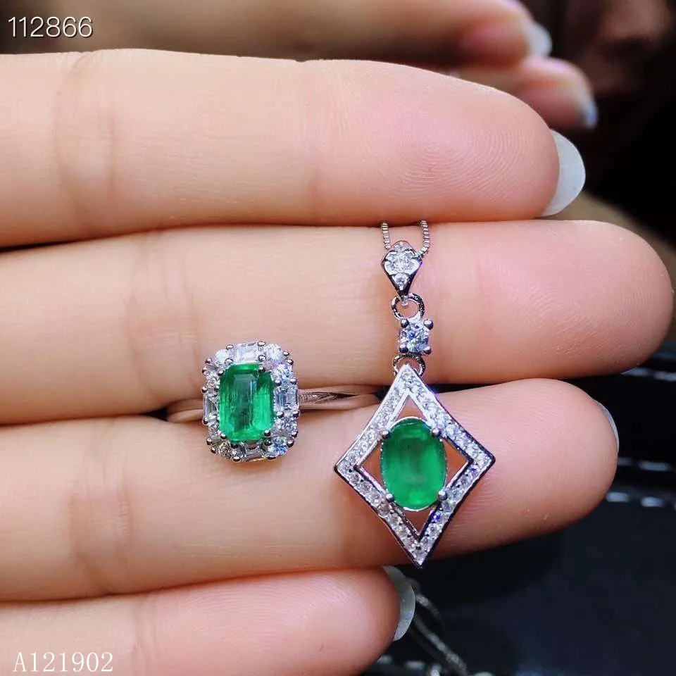 KJJEAXCMY изысканное ювелирное изделие из серебра 925 пробы с инкрустированным