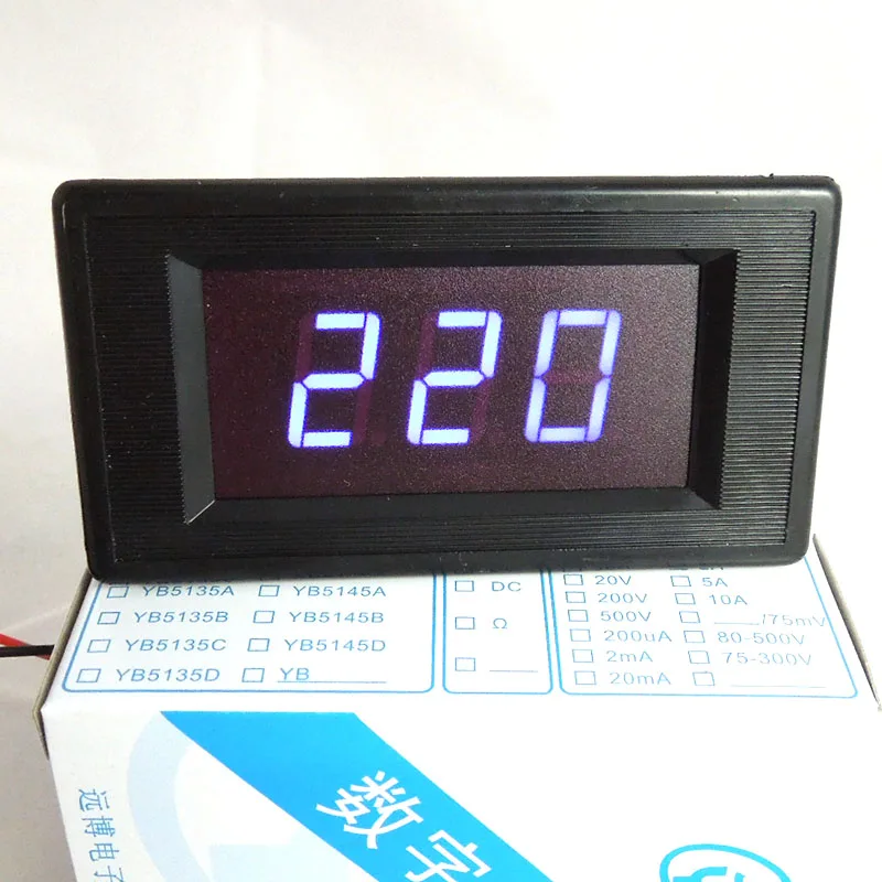 YB5130A AC0 500V измеритель напряжения тестер трехпроводный Цифровой вольтметр