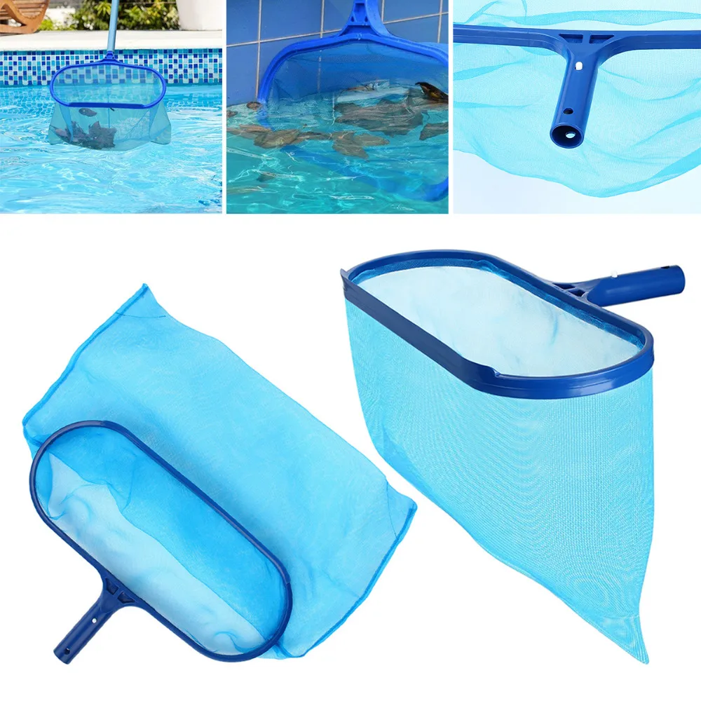 

New Arrival Professional Blue Plastic Leaf Rake Mesh Net Skimmer Clean Tool Leaf Skimmer Net