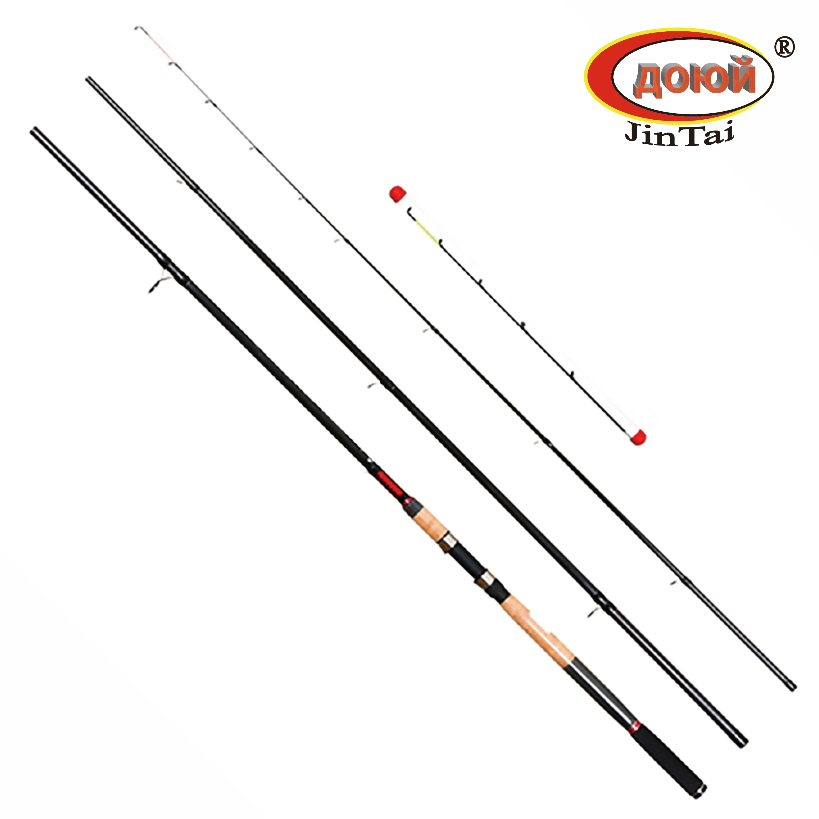 6C 180C CROWN CARBON FEEDER ДОЮЙ JinTai Удилище фидерное штекерное с комплектом хлыстов. Тест