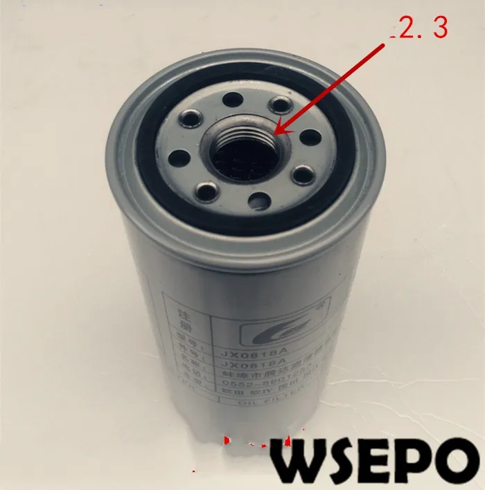 Высшее качество! Масляный фильтр JX0818A подходит для 6105/6108 06 цилиндрического 04