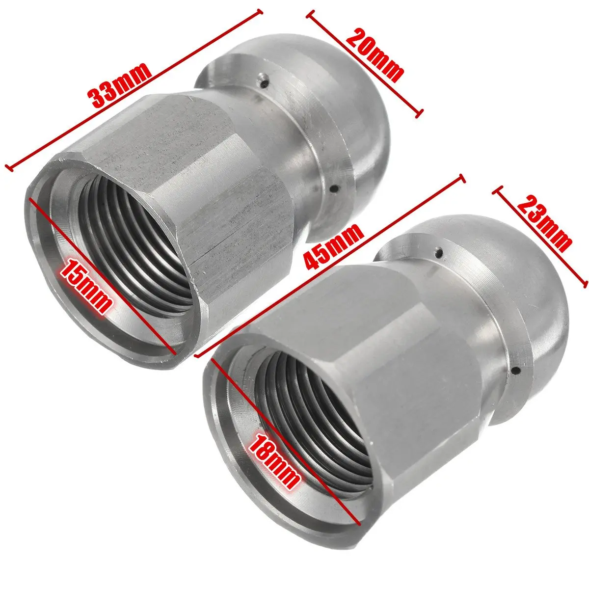 Нержавеющая сталь 1/2 &quotF 3/8&quot F канализационная сливная Очистительная труба Jetter
