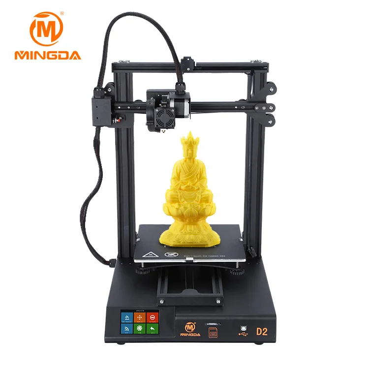 MINGDA 3d принтер D2 размер сборки 230*230*260 мм 3,5 дюймовый ЖК-дисплей с сенсорным экраном восстановление печати нити обнаружения Funtion