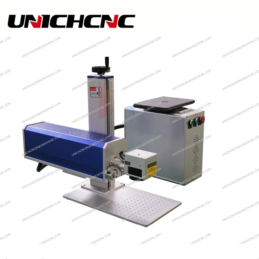UNICHCNC портативный мини CO2 лазерный гравировальный станок металлическая трубка 20