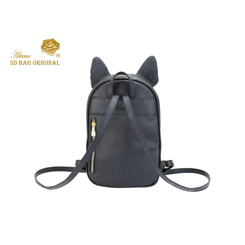 Сумка Adamo 3D Оригинальный рюкзак Fred French Bulldog 2018 новый модный женский на молнии