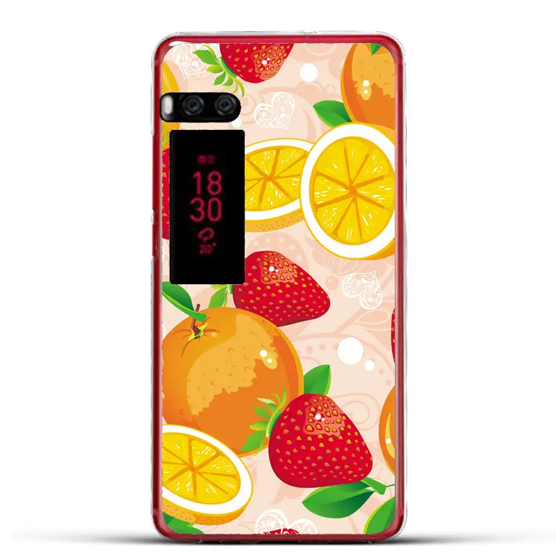 Оригинальный цветной Мягкий ТПУ чехол для MEIZU Pro 7 5 2-дюймовый силиконовый задней