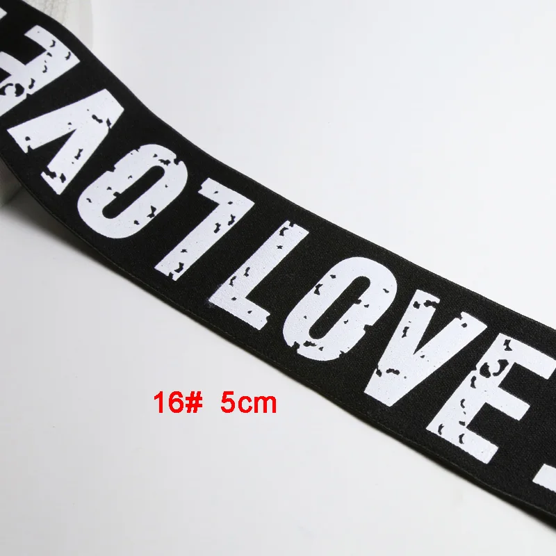 6 м буквы печать эластичная лента платье ткань с рюкзак пояс обувь украшения