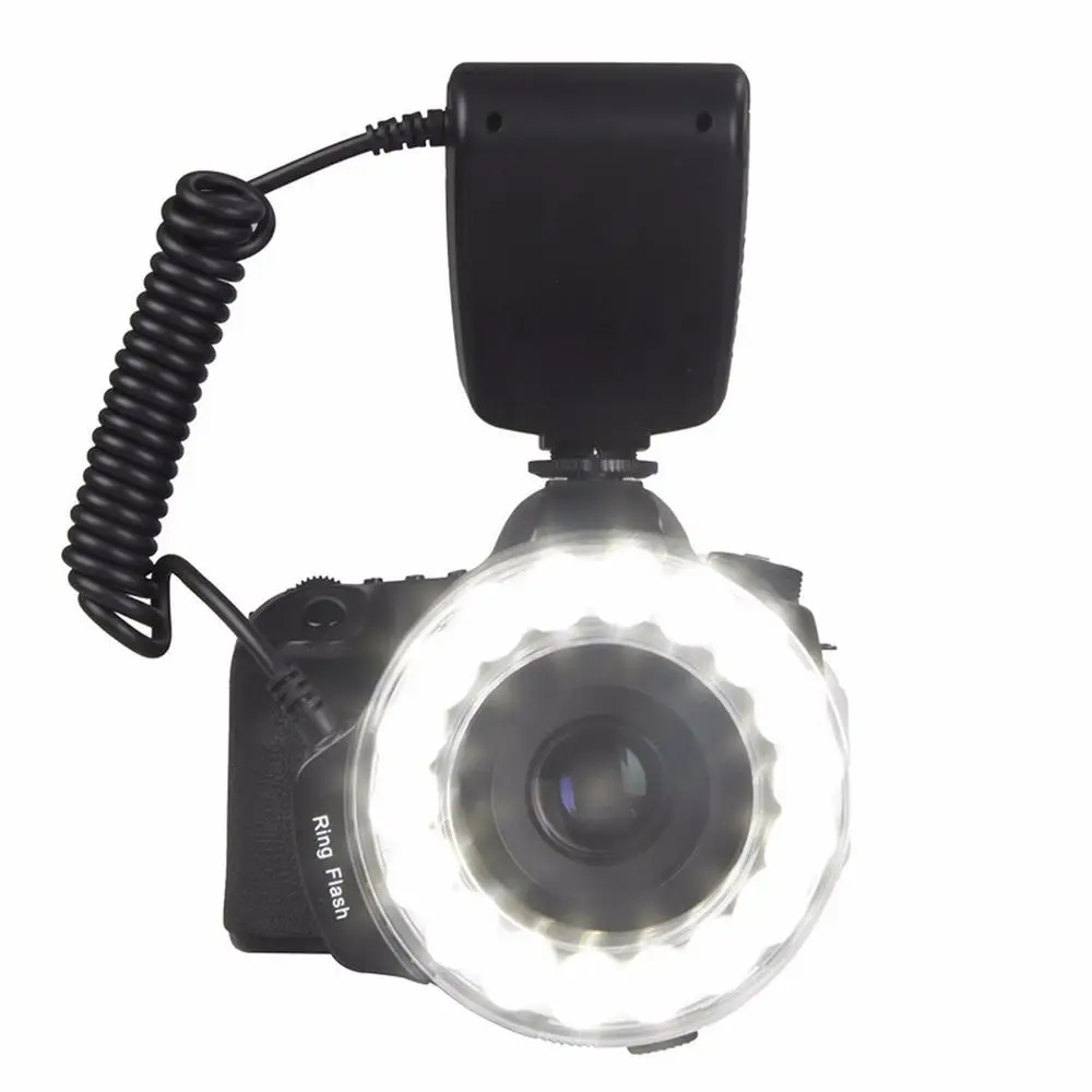 EACHSHOT RF-600D 18 LED Macro LED Ring Flash Versatile Lighting Macro Photography Flashes For Canon Nikon Sony Mi Hot Shoe DSLR enlarge