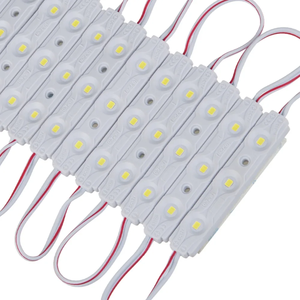 60 шт. UL светодиодный модуль для знаков белый 0 72 Вт 12 В DC 2835 SMD 3 светодиода