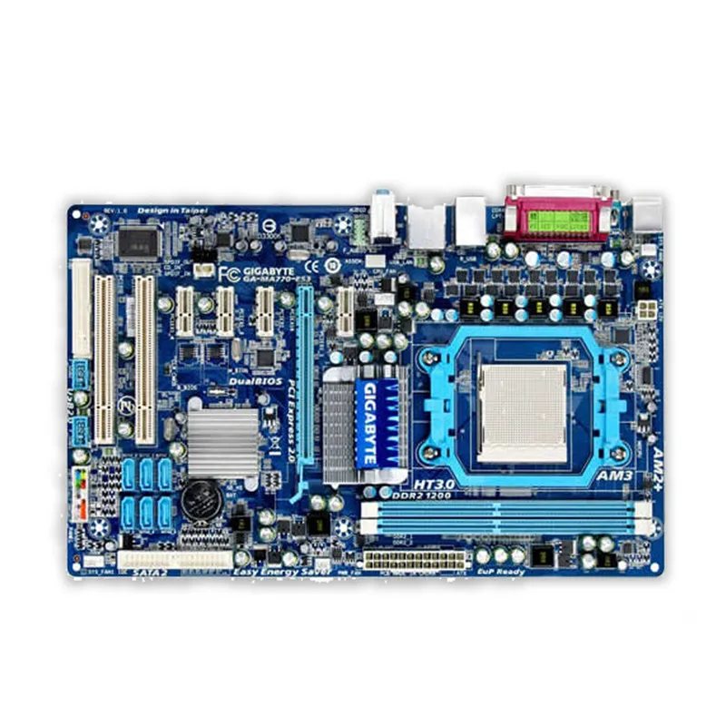 Для Gigabyte GA MA770 ES3 оригинальная б/у материнская плата для настольного компьютера 770