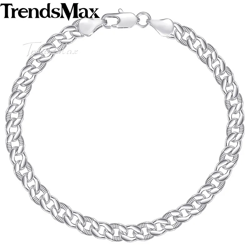Женский браслет Trendsmax желтая/белая/Розовая/Золотая цепь 5 мм 20 см|women bracelet|bracelet
