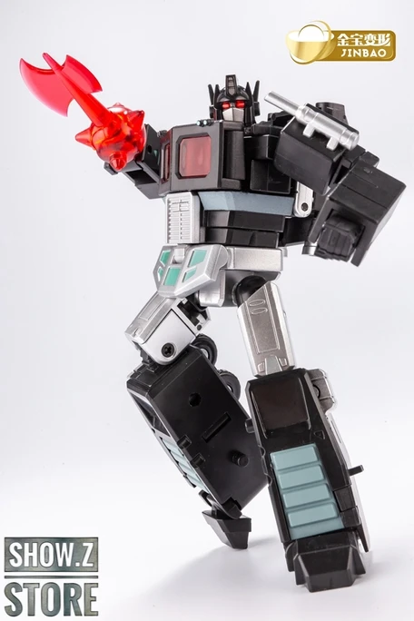 [Show.Z Store] Jinbao JB DF-04B DF04B Revenge Warrior Oversized OS DX9 X34B Plissken Black Nemesis Transformation Action Figure | Игрушки и