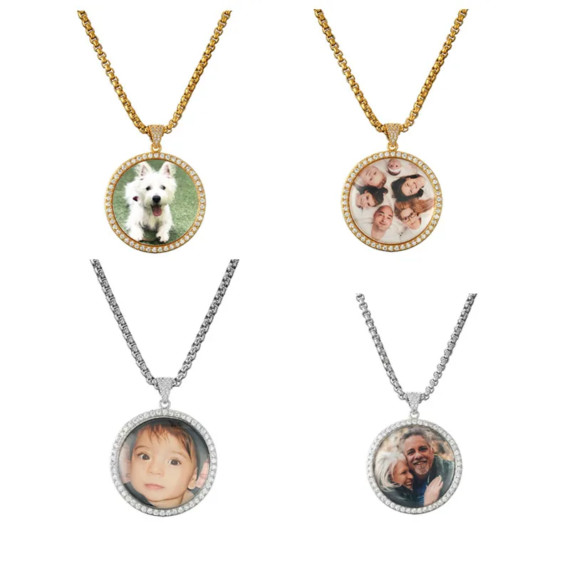 Индивидуальное фото ожерелье и подвеска ювелирные изделия для женщин на заказ
