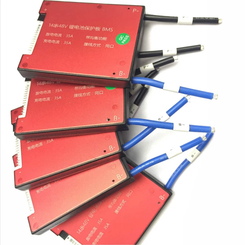 10 шт./лот 14 S 48 В 25A 35A 45A 60A PCM PCB BMS батарея управление системы для 18650 литий ионный