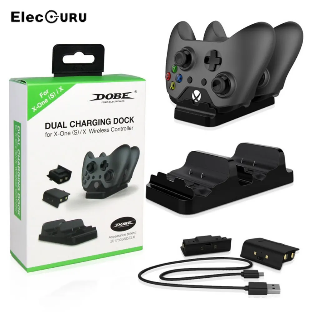 Зарядное устройство для беспроводного контроллера Xbox One/One S/One X двойная зарядная