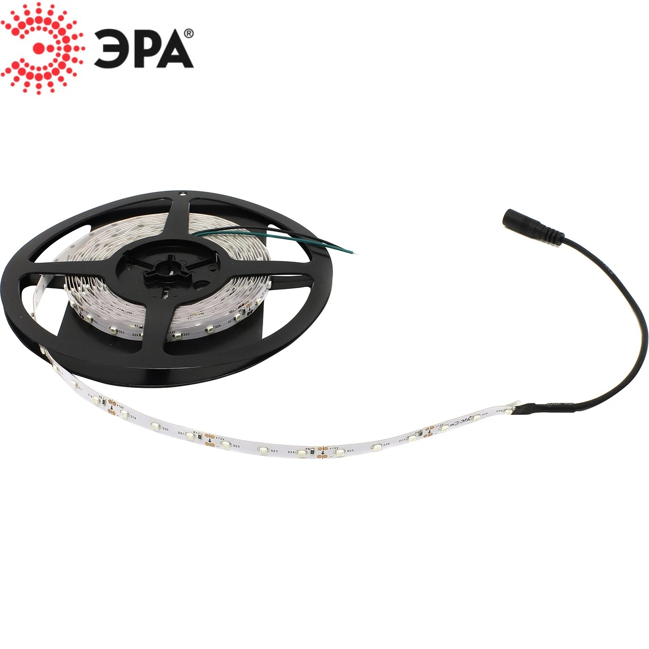 Светодиодная лента ЭРА LS3528 60LED IP20 G 5m (50/1000 5 метров зеленый свет)|led strip|5 meterled light meter |
