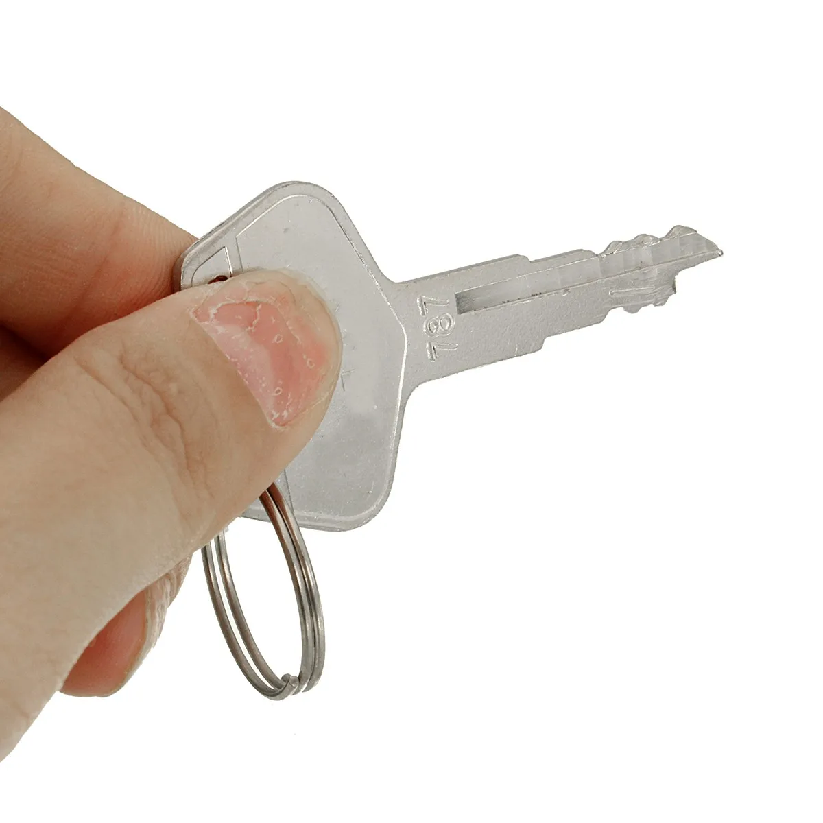 2 шт. серебряные ключи зажигания 787 для экскаватора Komatsu|key for|key keykey silver |