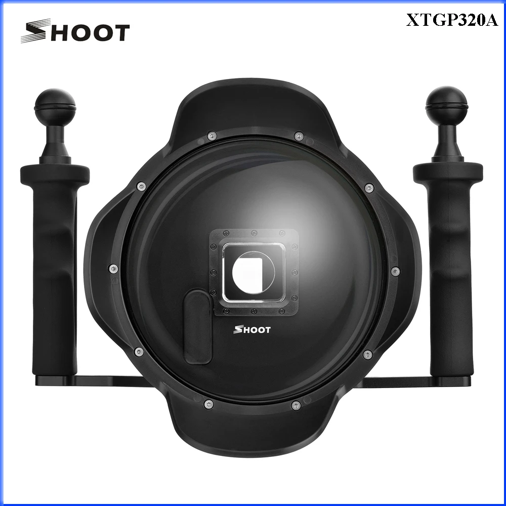 Новый 6 дюймовый купольный порт для камеры GoPro Hero 4 3 + с ручной профессиональный