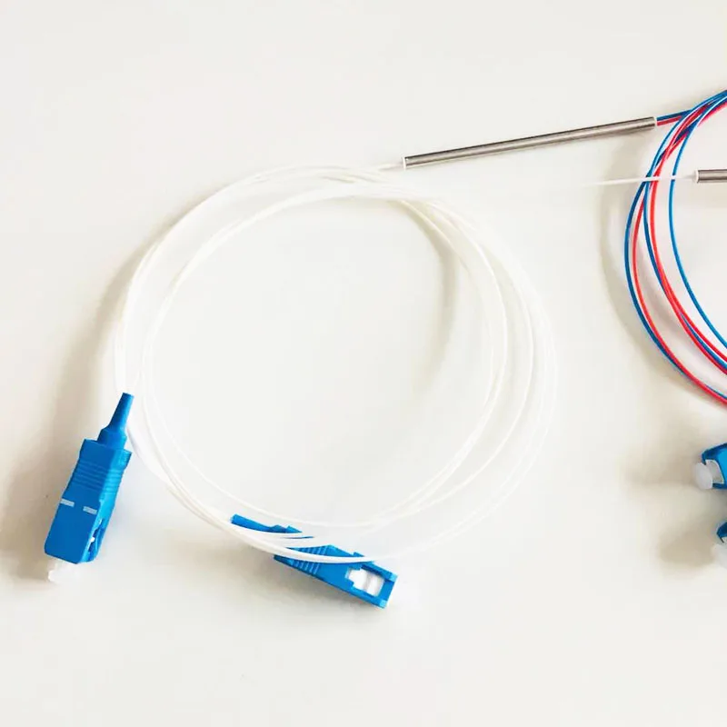 10pcs/pack fiber 1x2 SC/UPC singlemode optical FBT splitter coupler | Fiber Optic Equipment