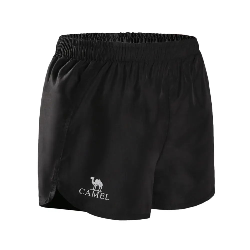 Female-Black CAMEL мужские и женские спортивные шорты для бега на открытом воздухе, для спортзала, для тренировок, шорты с эластичной резинкой на талии, светоотражающие шорты - Цвет: Female-Black