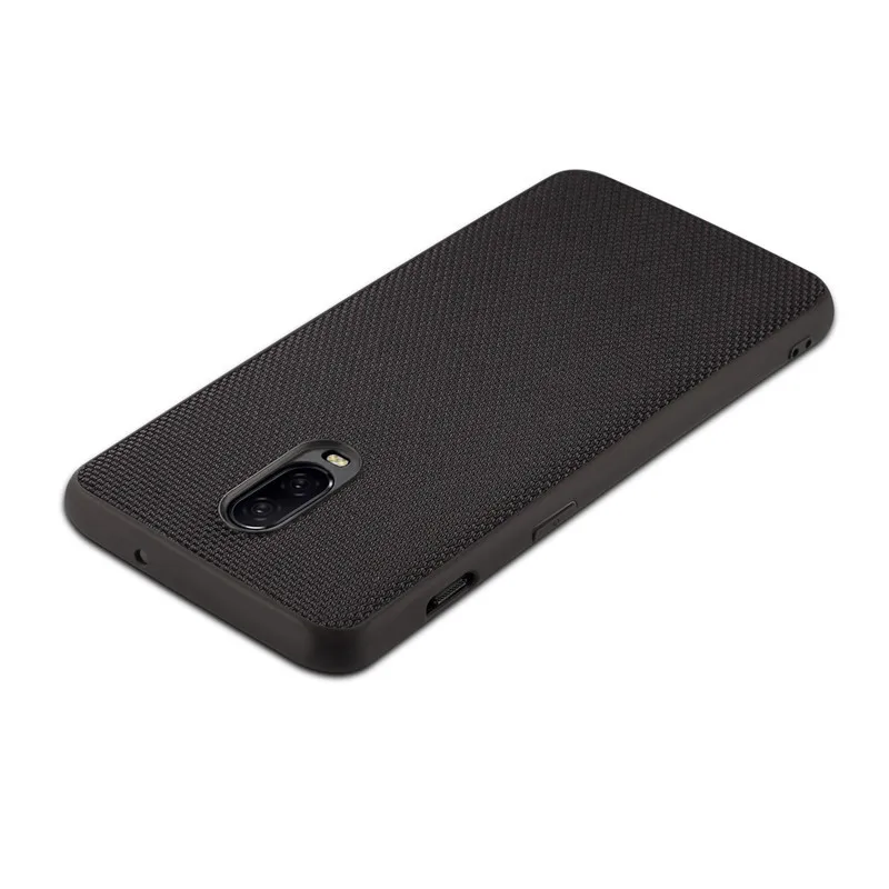 Для Coque чехол на Oneplus 6T s One Plus Задняя крышка оригинальный тонкий карбоновый нейлон
