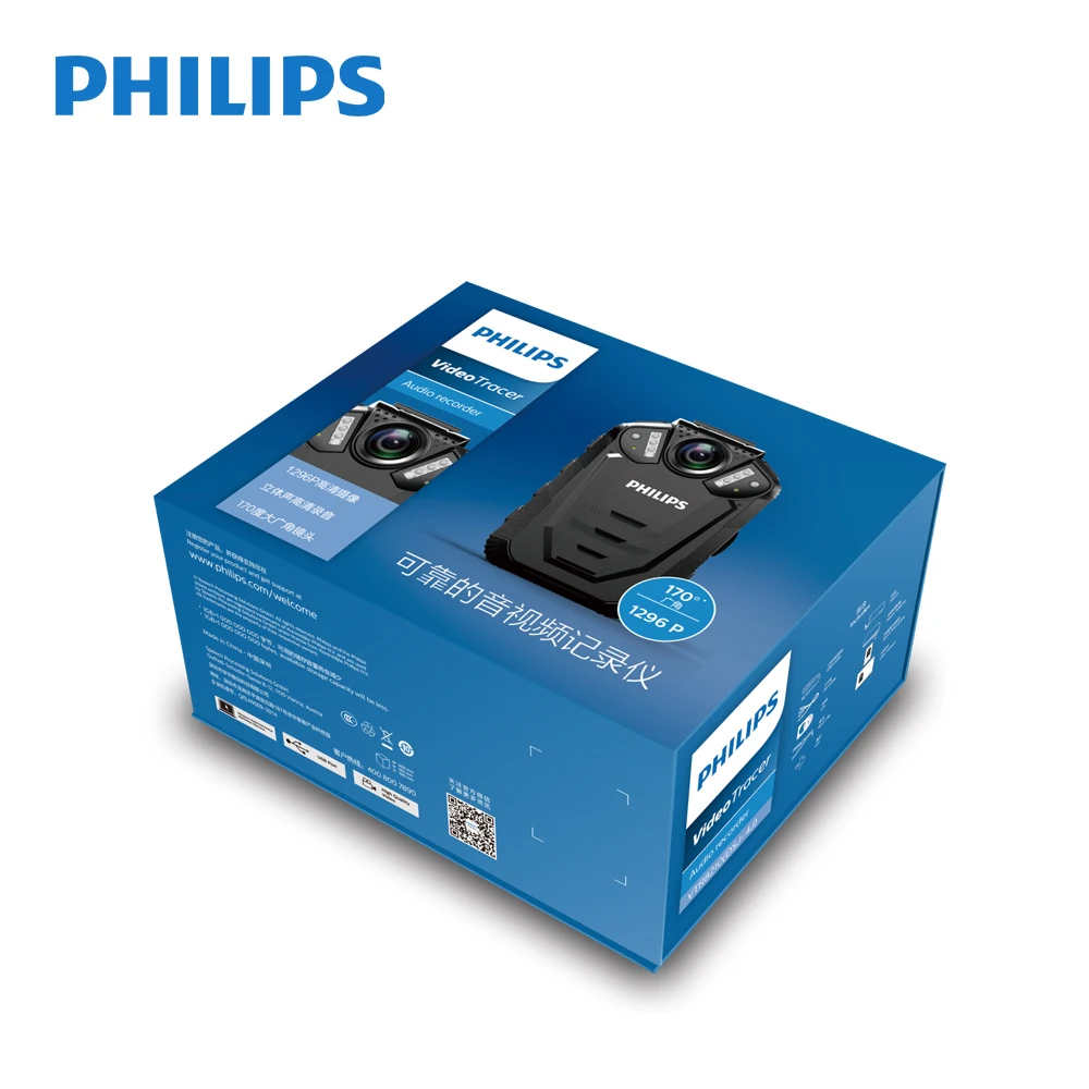 Оригинальная полицейская камера Philips Ambralle A7 видеорегистратор с углом обзора 170
