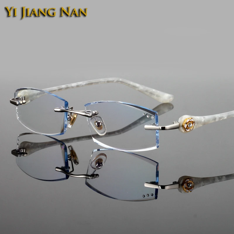 Женские очки с алмазной резкой Стразы Lunette De Vue Femme по рецепту очки| |