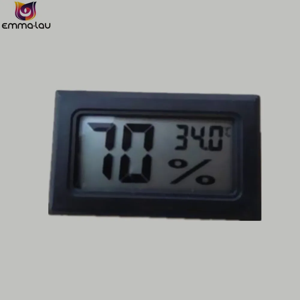 Мини ЖК цифровой термометр температуры гигрометр автомобильный комнатный