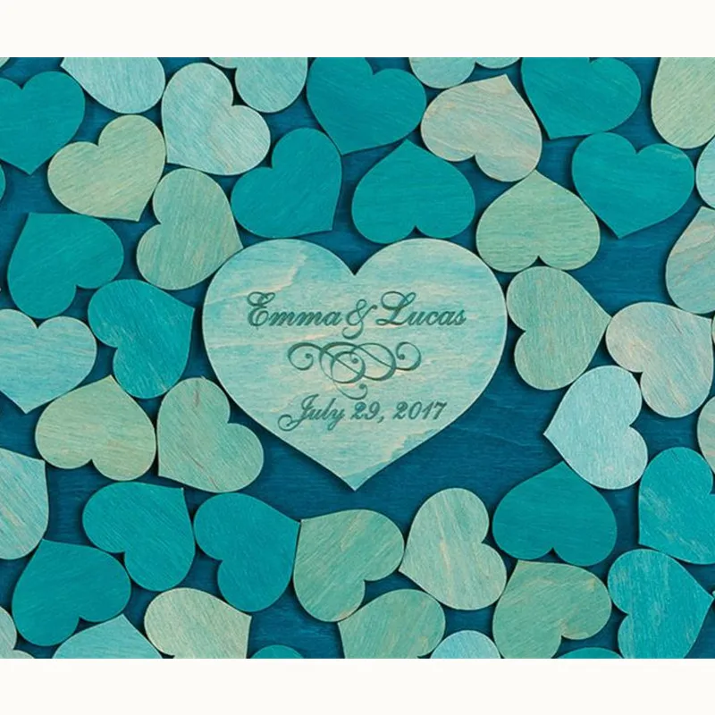 Свадебная Гостевая книга на замену 3d вывеска коробка гостевая с сердечком