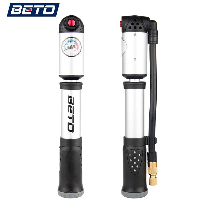 BETO MP 036 Велоспорт Горный велосипед насос двойного 300 PSI регулировка Давление 22
