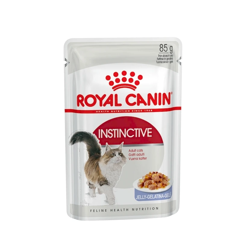 Royal Canin Instinctive влажный корм для кошек старше 1 года (кусочки в желе 36 пакетиков по