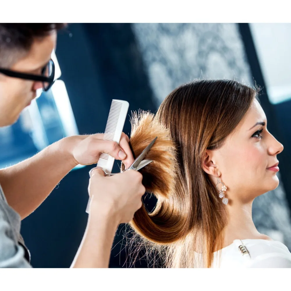 Довольно видеть Профессиональные 10 шт белый волос гребни комплект салон