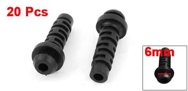 UXCELL 20 шт. 25X6x3mm Core Protector Relief Bootes Micro Rubber Натяжной кабель рукав шланг для зарядного