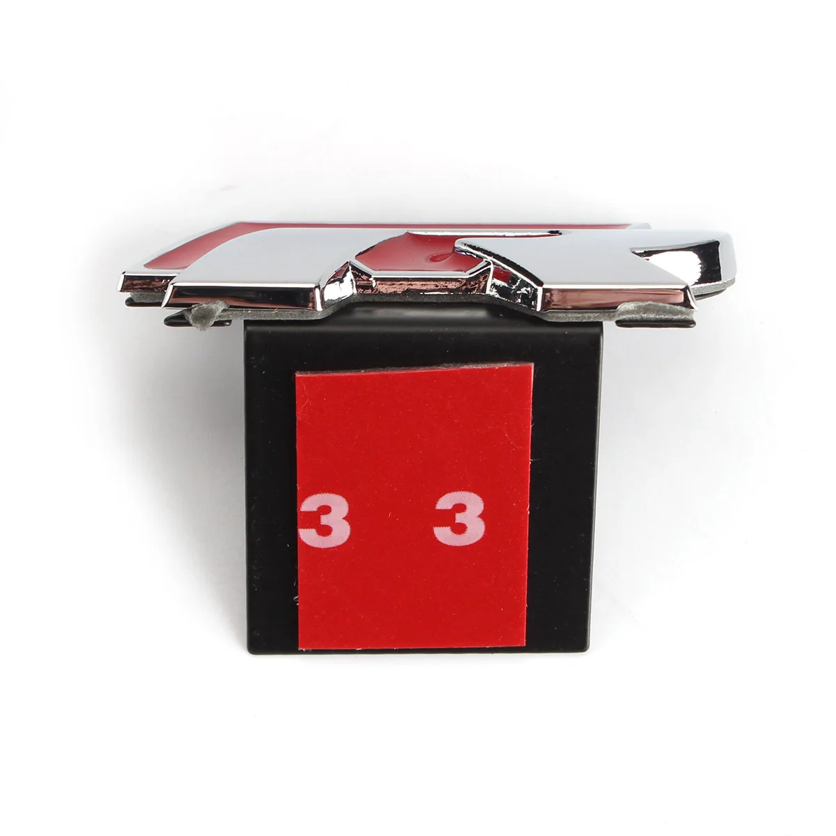 Передняя Хромовая красная R Line значка наклейка на гриль металлическая с